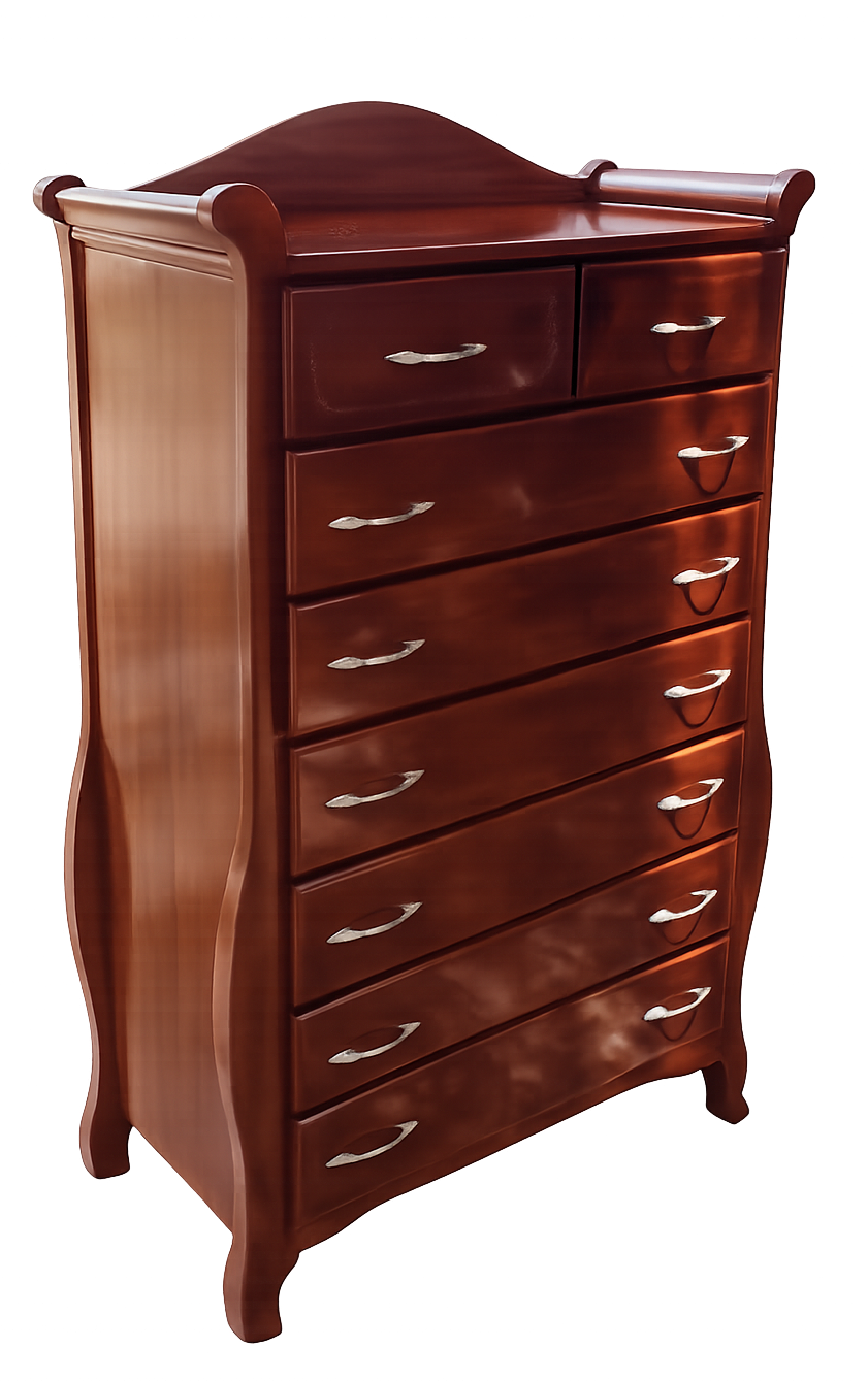 Classic Mahogany Tallboy Chest of Drawers additional view