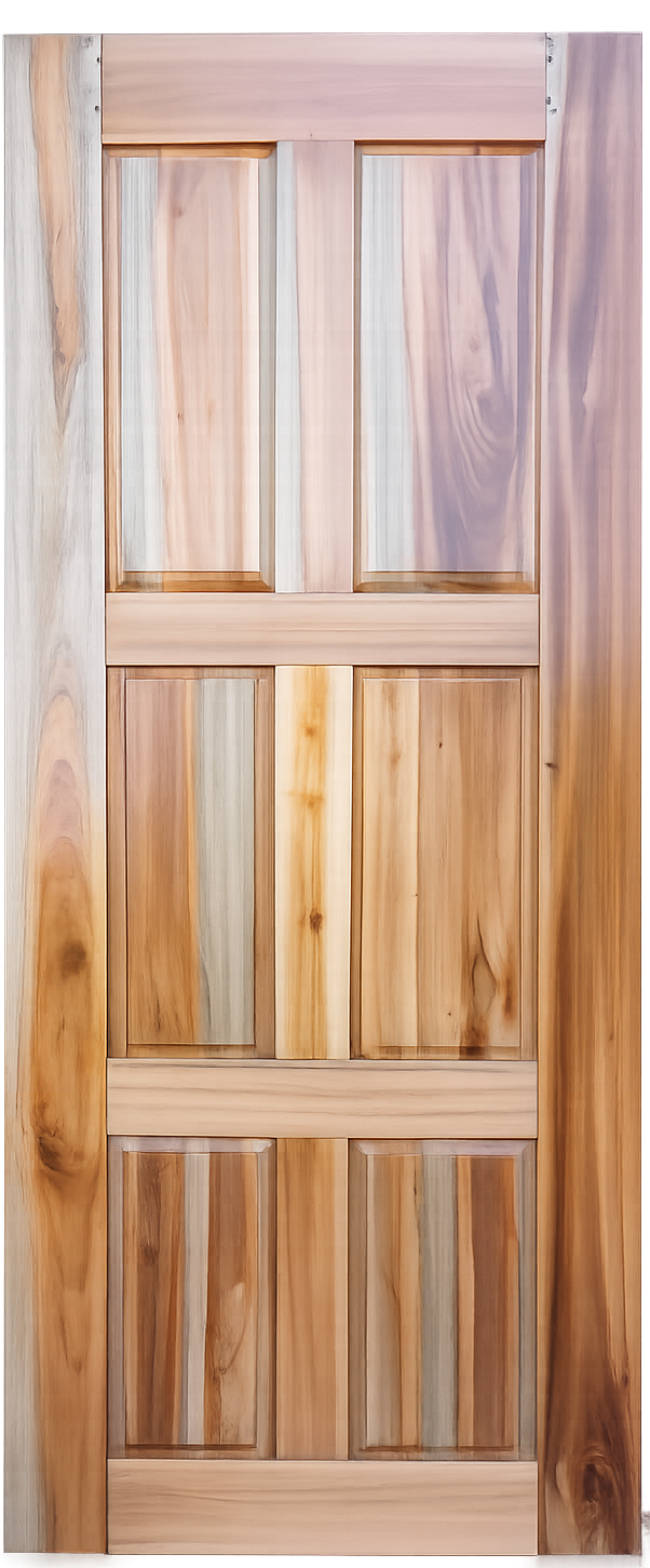 Classic Six-Panel Solid Wood Door